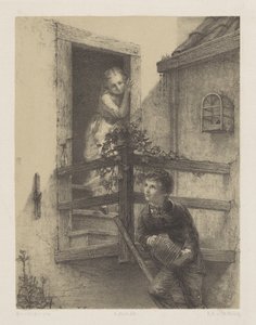 Garçon jouant de l