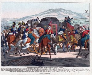 La fuite de Napoléon après la bataille de Waterloo (1815)