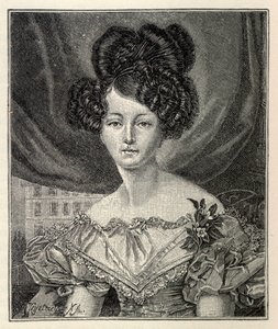 Augusta de Saxe-Weimar-Eisenach en tant que Princesse de Prusse, 1829 - August Heinrich Ferdinand Tegetmeyer