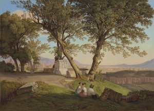 Vue de Rome depuis la Villa Mattei