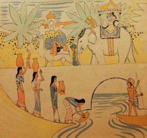 Le rêve du jeune homme – Conteur de contes - August Macke