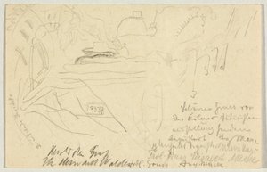 La calèche secouante, carte postale à Wassily Kandinsky à Odessa
