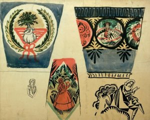 Trois vases - August Macke