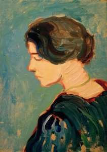 Elisabeth Macke, étude de tête - August Macke