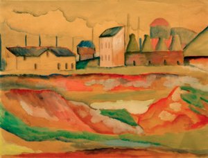 Usine (Briqueterie) - August Macke
