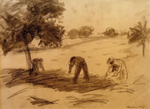Travail aux champs - August Macke