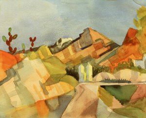 Paysage rocheux