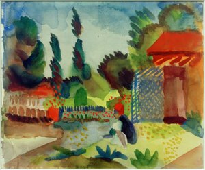 Petite maison de jardin - August Macke