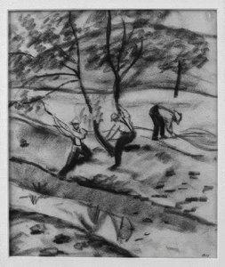 Bûcheron à Kandern - August Macke