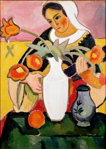 Joueur de luth - August Macke