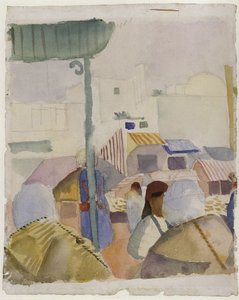 Marché à Tunis II, 1914 - August Macke
