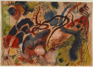 Satire sur Der Blaue Reiter - August Macke