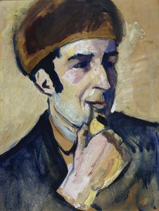 Portrait de Franz Marc (1880-1916) - August Macke
