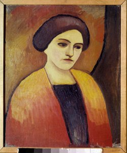 Portrait de Madame Macke, épouse du peintre - August Macke