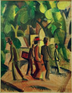 Promenade en brun et vert