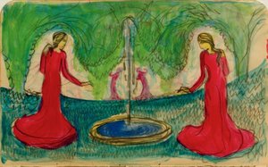 Ronde au puits - August Macke