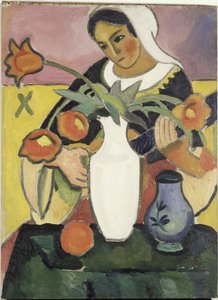 Le joueur de luth, 1910 - August Macke