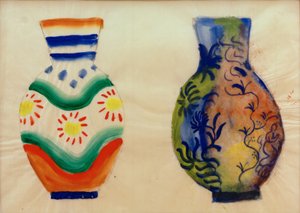Deux vases ventrus