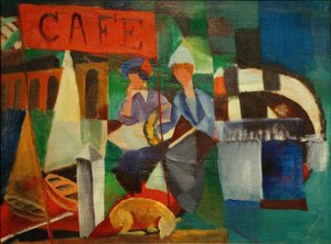 Deux dames au café - August Macke