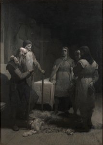 Saga de Frithiof: Roi Bele et Thorsten Vikingsson, 1880s - August Malmström