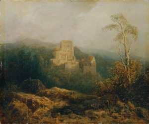Le château de montagne - August Piepenhagen