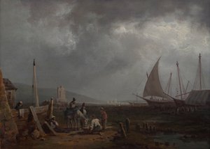 Scène portuaire