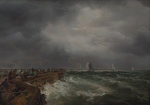 Scène de port - August Piepenhagen