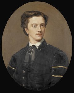 August Prinzhofer Portrait écuyer