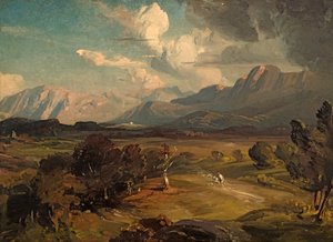 Paysage de contreforts - August Seidel