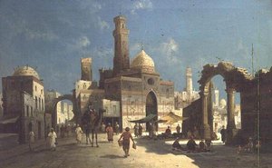 Une ville arabe - August Siegen