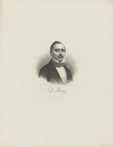 Portrait du pianiste et compositeur Diederich Krug 1821-1880, vers 1850