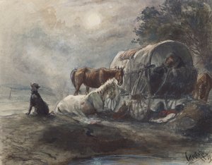 Nuitée dans la roulotte