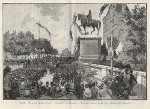 Paris - Discours de M. Darlot lors de l