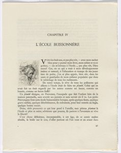 Frédéric Mistral: Mémoires et Recits by Frédéric Mistral: bust of a woman (page 41) - Auguste Brouet