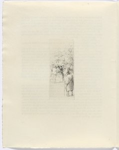Frédéric Mistral: Mémoires et Recits by Frédéric Mistral: figures on street (page 130) - Auguste Brouet