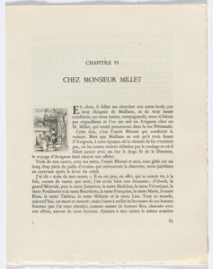 Frédéric Mistral: Mémoires et Recits by Frédéric Mistral: woman and man on horse (page 65) - Auguste Brouet