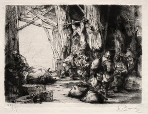 La Boucherie Militaire - Auguste Brouet