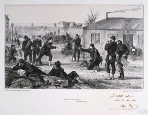 Pendant la garde, Siège de Paris, Guerre franco-prussienne, novembre 1870 - Auguste Bry