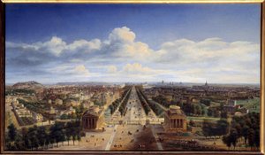 Vue de Paris prise de l