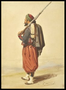 Zouave - Auguste Delacroix