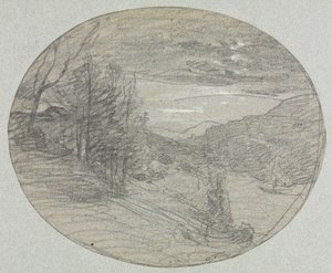Paysage, 1800s - Auguste Francois Ravier