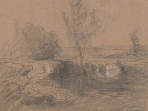 Paysage, vers 1853-65 - Auguste Francois Ravier