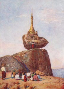 La Pagode Sampan, Birmanie - Auguste Gerardin