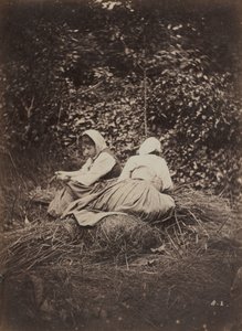 Deux paysannes assises - Auguste Giraudon