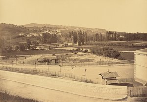 Lozanne, Vue Prise du Pont Sur le Chemin de Fer