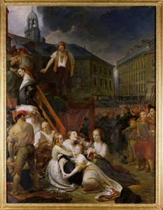 Épisode sur la Place du Bouffay, Nantes, 1793, 1859 - Auguste Hyacinthe Debay