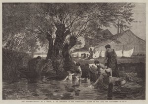 Le champ de blanchiment - Auguste Joseph Herlin