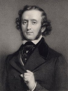 Portrait du pianiste et compositeur Felix Mendelssohn Bartholdy 1809-1847