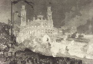 14 Juillet. Illumination du Palais du Trocadéro - Auguste Lepere