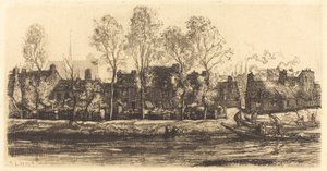 Bords de la Somme à Amiens, 1907